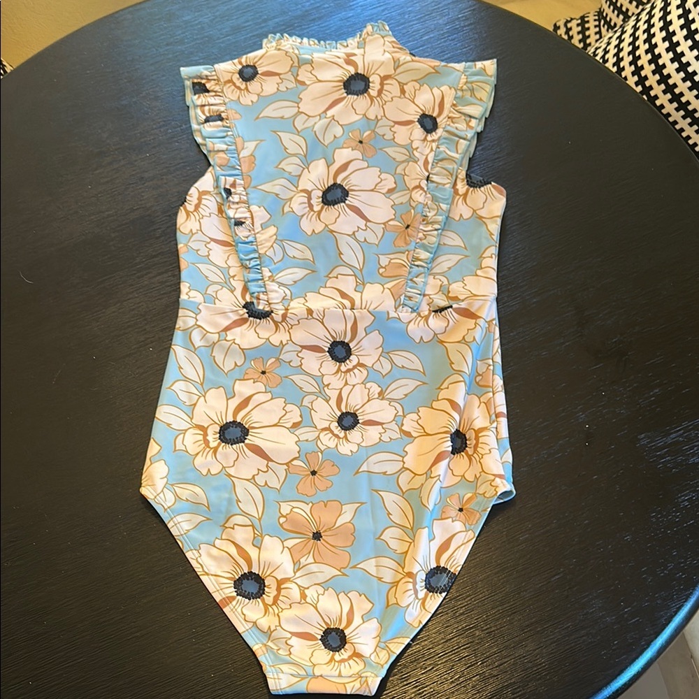 Floral Ruffle Swimsuit - Picture 4 of 4